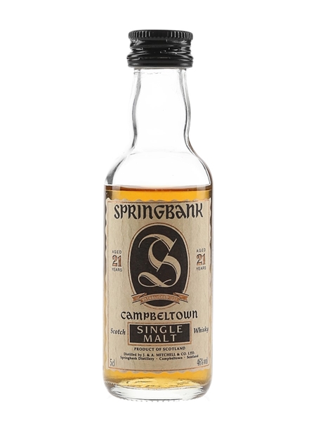 Springbank 21 Year Old Bottled 1990s 5cl / 46%