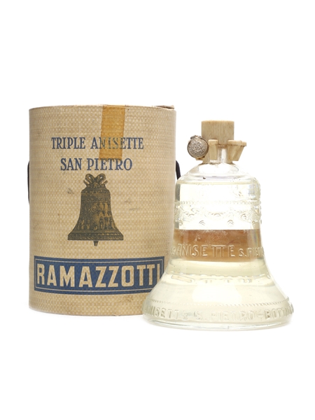 Ramazzotti Triple Anisette San Pietro Liqueur Bottled 1950s - Bell Decanter 50cl / 30%