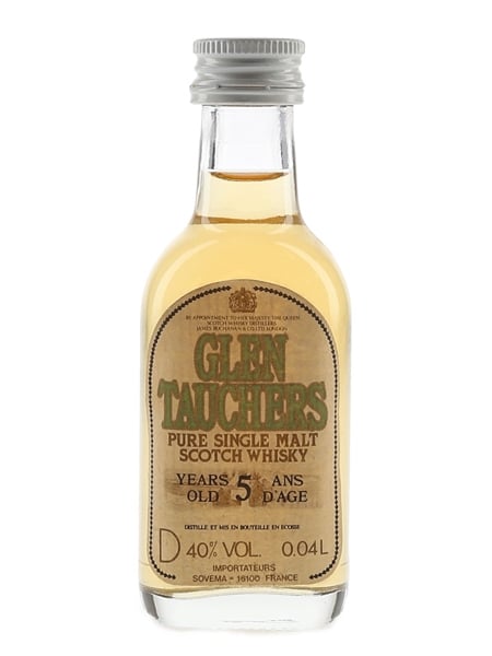 Glentauchers 5 Year Old Bottled 1980s - Sovema 4cl / 40%