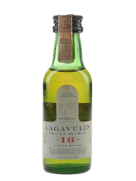 Lagavulin 16 Year Old Bottled 1990s - White Horse Distillers 5cl / 43%