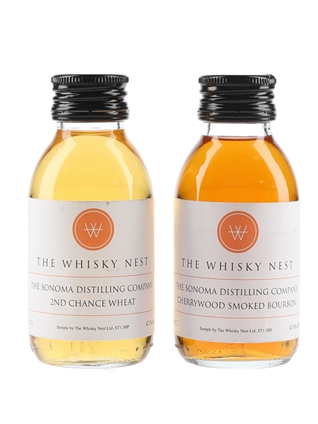 Sonoma Cherrywood Smoked Bourbon & 2nd Chance Wheat The Whisky Nest Sample 2 x 10cl