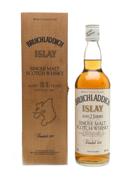 Bruichladdich 1967 21 Year Old 70cl / 43%