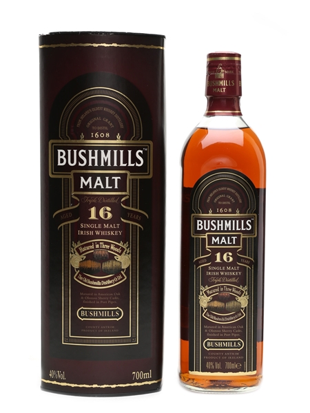 Bushmills 16 Year Old Three Wood 70cl / 40%