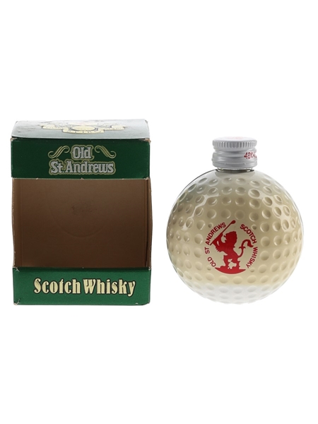ウイスキー Old St Andrews Golf Ball Miniature 50ml Old St Andrews Par 4 Blended Whisky Golfball Miniature 50ml