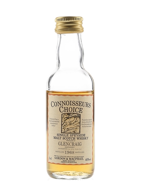 Glencraig 1968 Bottled 1990s - Connoisseurs Choice 5cl / 40%