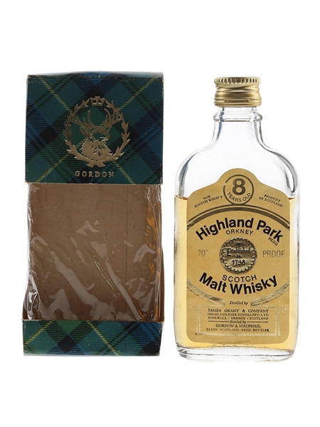 Highland Park 8 Year Old Bottled 1970s - Gordon & MacPhail 5cl / 40%