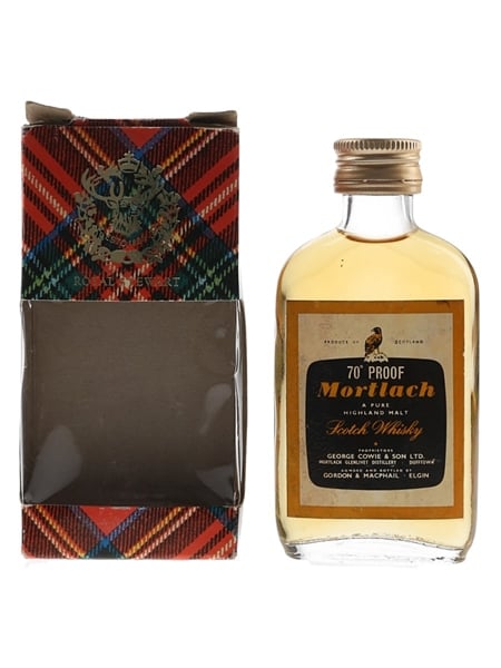 Mortlach 70 Proof Bottled 1970s - Gordon & MacPhail 5cl / 40%