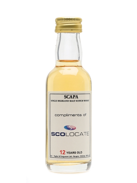 Scapa 12 Year Old Miniature Scolocate - Taylor & Ferguson 5cl / 40%