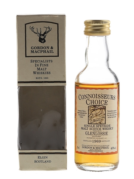 Glenlossie 1969 Connoisseurs Choice Bottled 1980s-1990s - Gordon & MacPhail 5cl / 40%