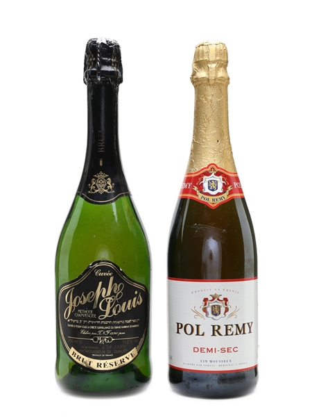 Assorted French Sparkling Wine Joseph Louis & Pol Remy 2 x 75cl