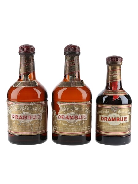 Drambuie Liqueur Bottled 1980s 3 x 35cl-50cl / 40%