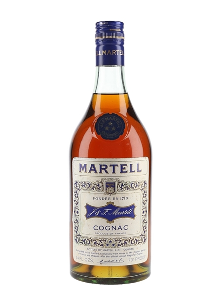 Martell 3 Star VS Bottled 1960s-1970s 68cl / 40%