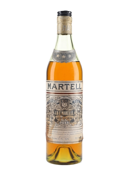 Martell 3 Star VOP Bottled 1960s-1970s 68cl / 40%