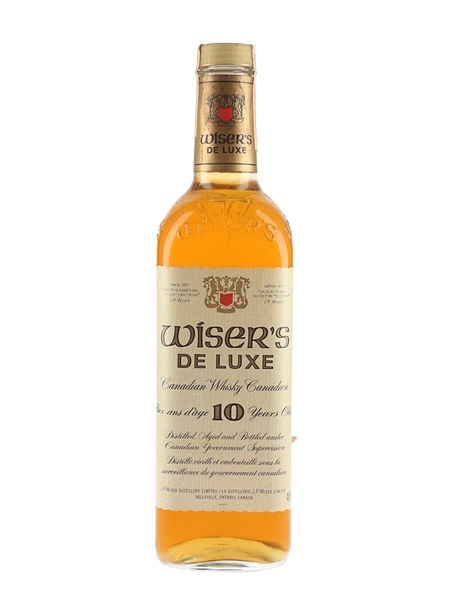 Wiser's 10 Year Old De Luxe 1982  75cl / 40%