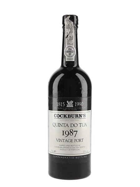 Cockburn's Quinta Do Tua 1987 Vintage Port 175th Anniversary 75cl / 20%