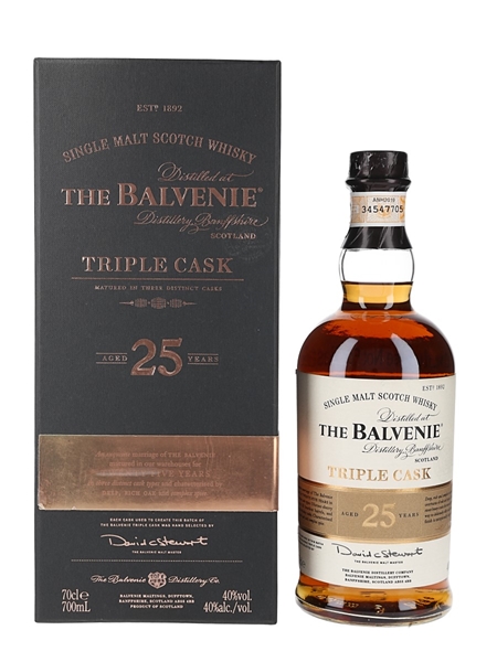 Balvenie 25 Year Old Triple Cask 70cl / 40%