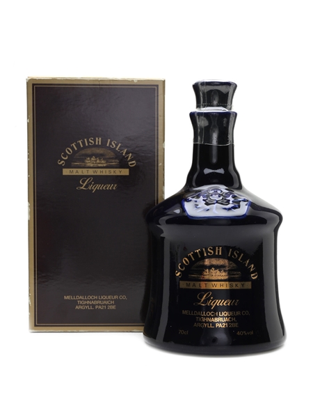 Melldalloch Scottish Island Malt Whisky Liqueur Ceramic Decanter 70cl / 40%