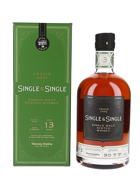 Ledaig 2005 13 Year Old Single & Single 70cl / 58.1%