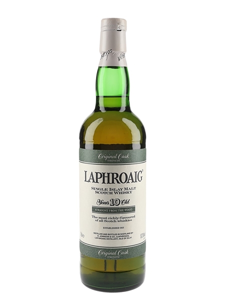 Laphroaig 10 Year Old Original Cask Strength Bottled 1990s 70cl / 57.3%