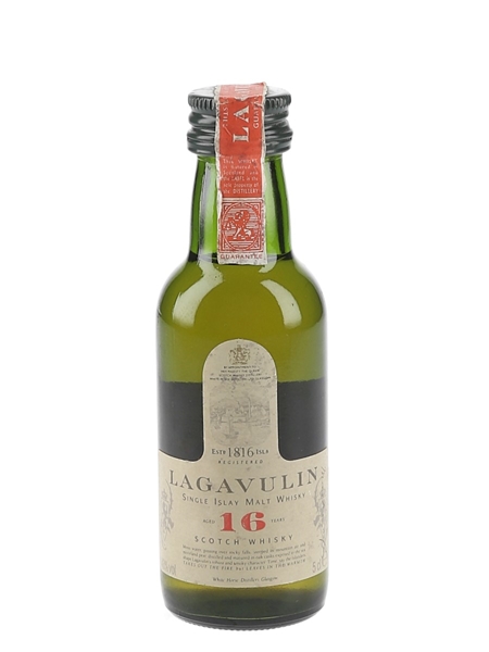 Lagavulin 16 Year Old Bottled 1990s - White Horse Distillers 5cl / 43%