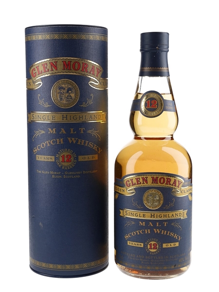 Glen Moray 12 Year Old Bottled 1990s 70cl / 40%