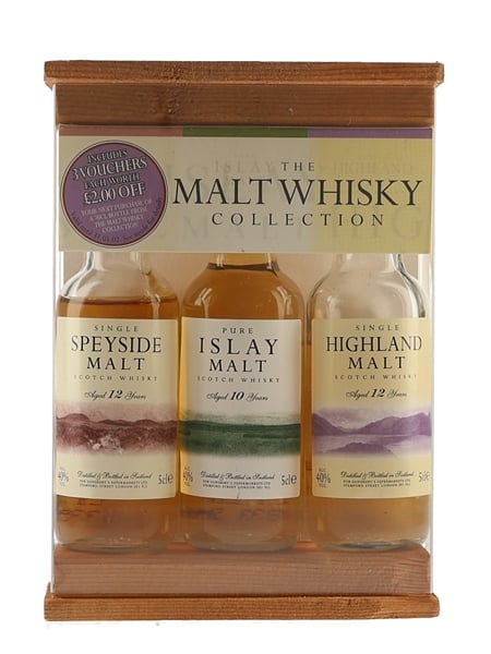 Malt Whisky Collection Sainsbury's Set 3 x 5cl / 40%