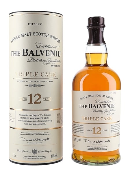 Balvenie 12 Year Old Triple Cask  100cl / 40%