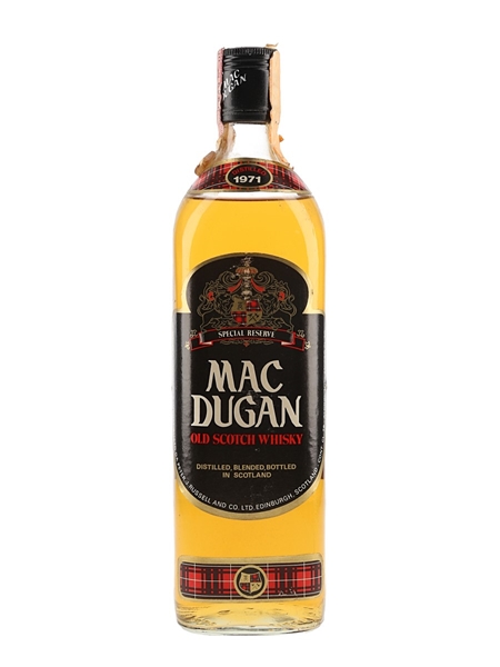 Mac Dugan 1971 Special Reserve Bottled 1970s - Cora 75cl / 40%