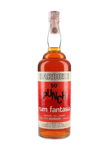 Barbieri Punch Rum Fantasia Bottled 1970s 100cl / 50%