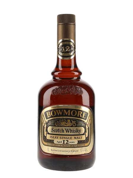 Bowmore 12 Year Old Bottled 1980s 100cl / 43%