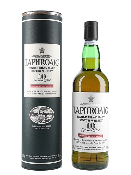 Laphroaig 10 Year Old Original Cask Strength Bottled 2000s 70cl / 55.7%