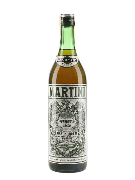 Martini Dry Bottled 1960s-1970s 100cl / 18.5%