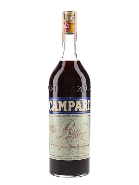 Campari Bitter Bottled 1970s 100cl / 25%