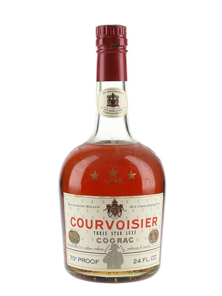 Courvoisier 3 Star Luxe Bottled 1960s 68cl / 40%