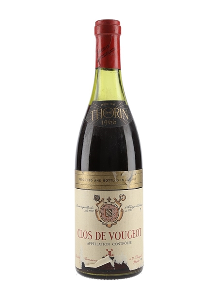 Clos de Vougeot 1966 Thorin 75cl