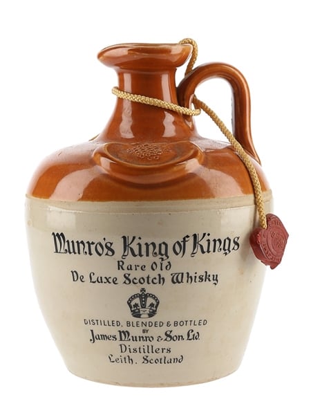 Munro's King Of Kings Bottled 1970s - Ceramic Decanter 75cl / 40%