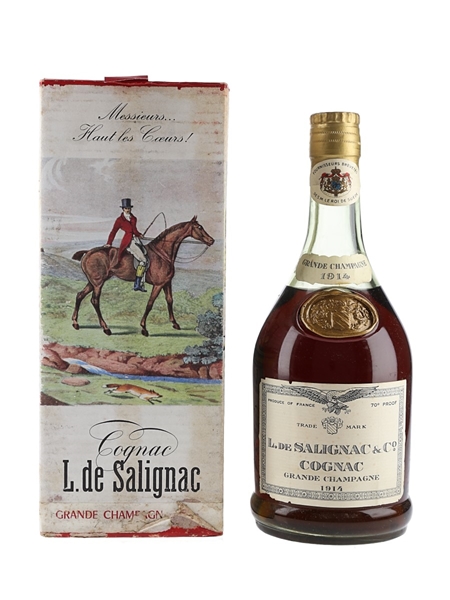 Salignac 1914 Grande Champagne Cognac Bottled 1970s 70cl / 40%