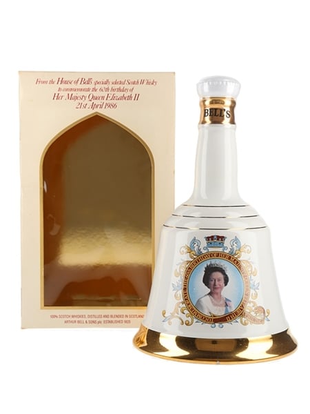 Bell's Ceramic Decanter Queen Elizabeth II 60th Birthday 75cl / 43%