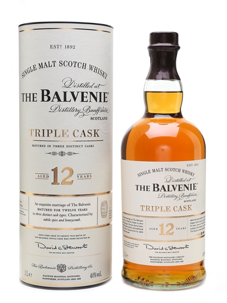 Balvenie 12 Year Old Triple Cask  100cl / 40%