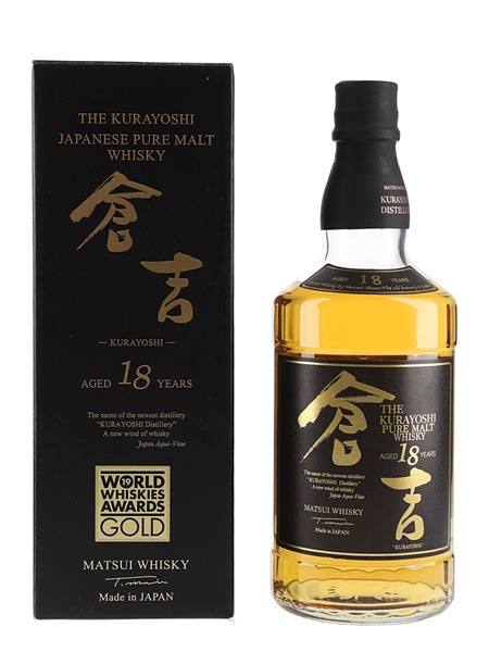 Kurayoshi 18 Year Old Matsui Whisky 70cl / 50%