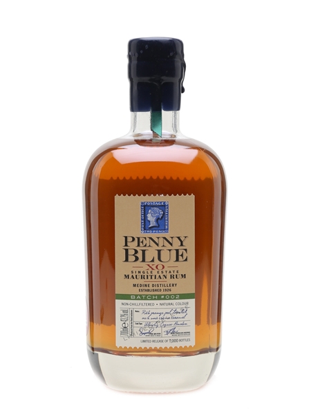 Penny Blue XO Single Estate Mauritian Rum Batch #002 70cl / 43.2%