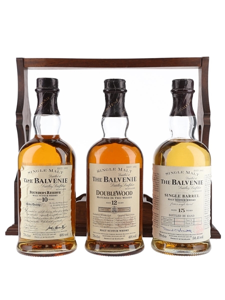 Balvenie 10, 12 & 15 Year Old Bottled 1990s 3 x 70cl