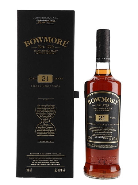 Bowmore 21 Year Old Pedro Ximenez Finish Global Travel Retail 70cl / 49.7%