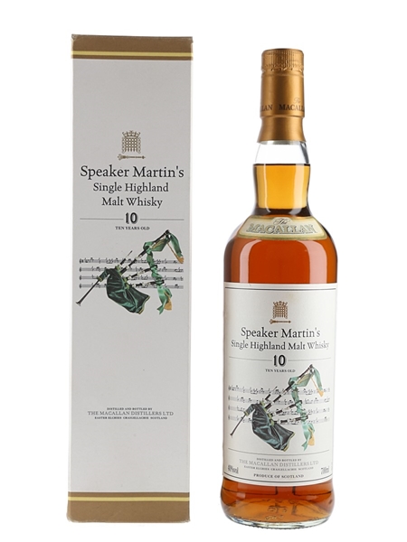 Macallan 10 Year Old Speaker Martin's 70cl / 40%