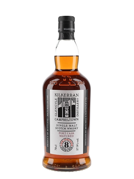 Kilkerran 8 Year Old Cask Strength Port Cask Bottled 2022 70cl / 57.9%