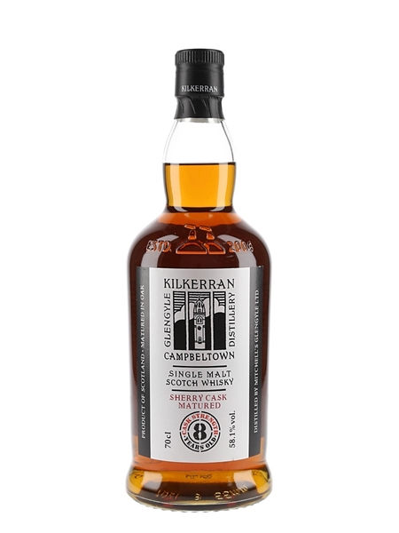 Kilkerran 8 Year Old Cask Strength Sherry Cask Bottled 2022 70cl / 58.1%