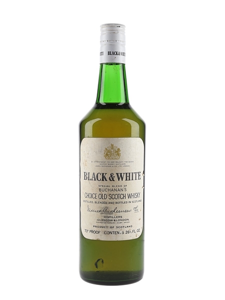 Buchanan's Black & White Bottled 1970s 75.7cl / 40%