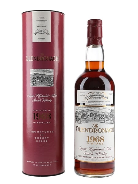 Glendronach 1968 25 Year Old Bottled 1993 - Hiram Walker 75cl / 43%