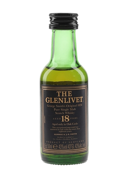 Glenlivet 18 Year Old  5cl / 43%