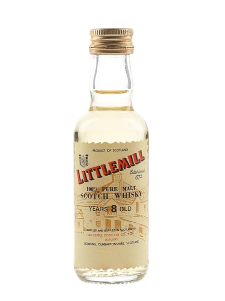 Littlemill 8 Year Old Bottled 1980s 5cl